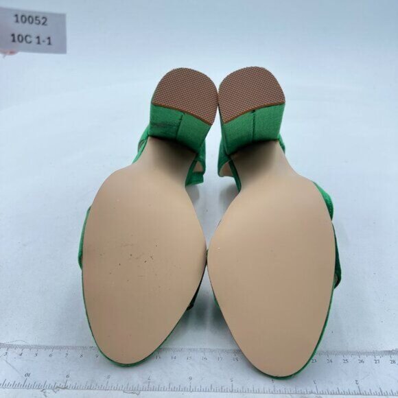 FSJ Women Classic Chunky High Heel Sandals Open Toe Ankle Strap Single Band - Picture 7 of 8